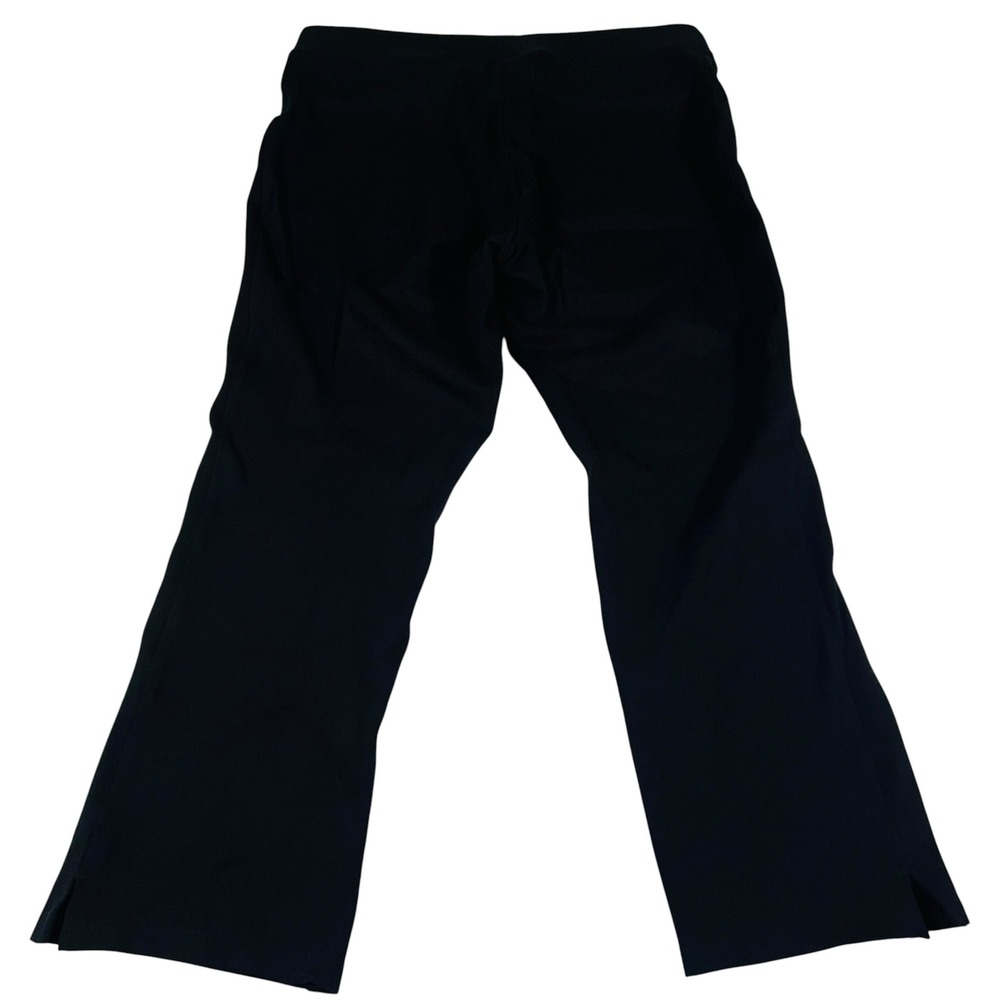 Quince Ultra Stretch Ponte Kick Flare Pants Black Size Large Office Career